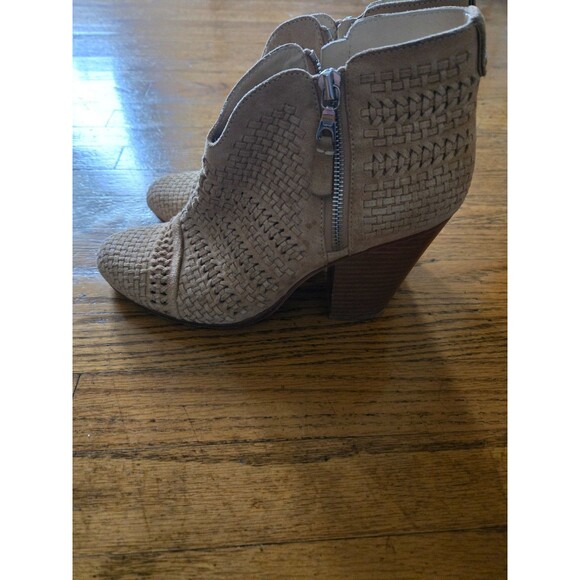 Rag & Bone Margot Perforated Suede Ankle Women's EU 40 Heeled Zipper Boots - Picture 4 of 8